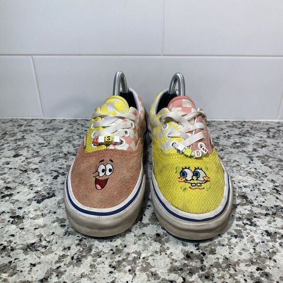 Vans X Spongebob Squarepants & Patrick Era Sneakers VN0A54F19ES Best Buds Size 5 - Picture 2 of 8